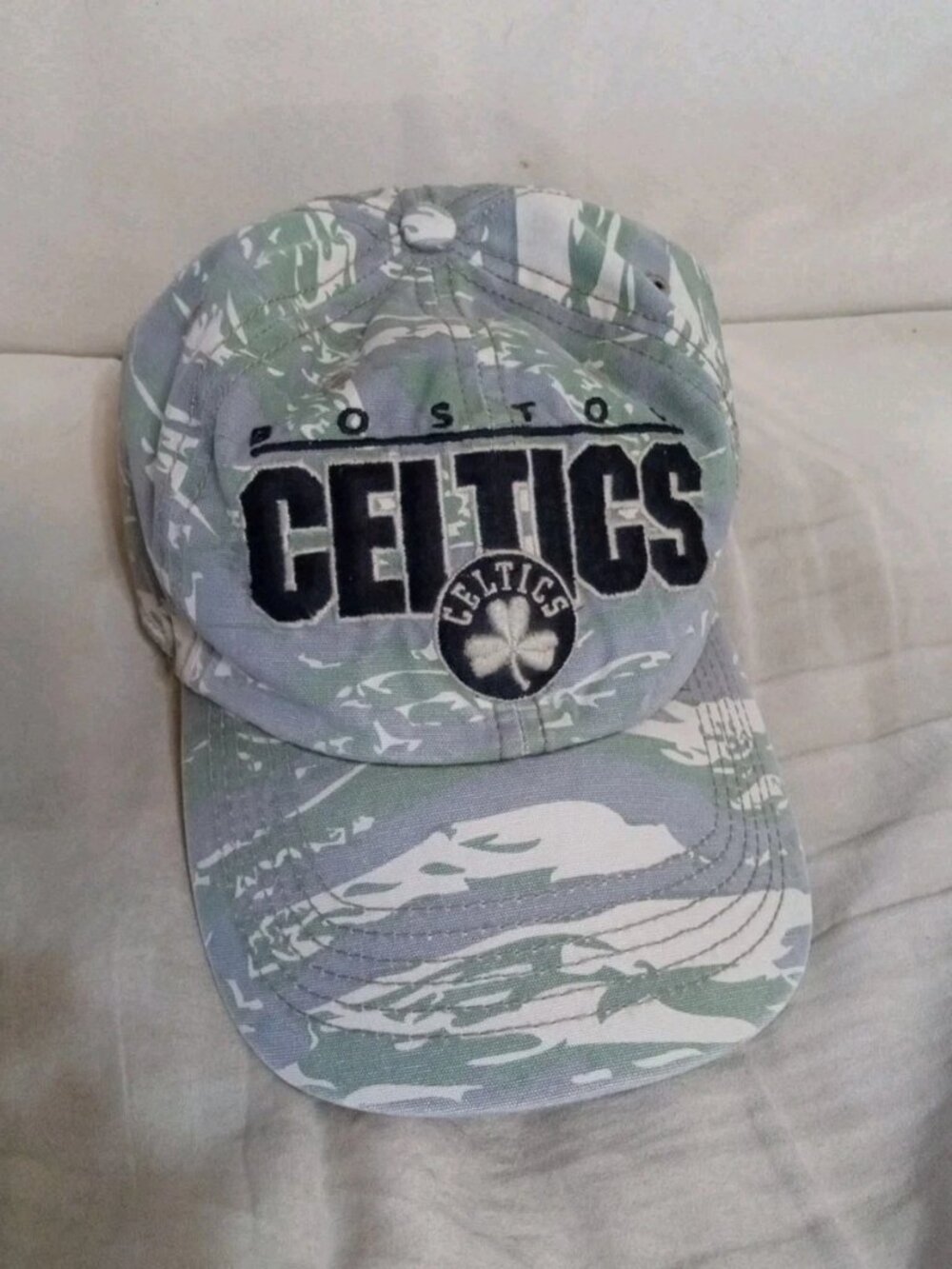 Boston Celtics Camo ‘47 NBA Hat Snap Back Embroidered New Without Tags